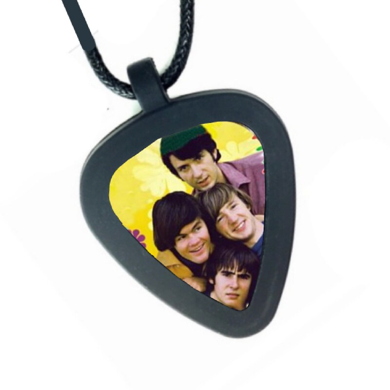 The Monkees TV Show Mens or Womens Real Guitar Pick Necklace